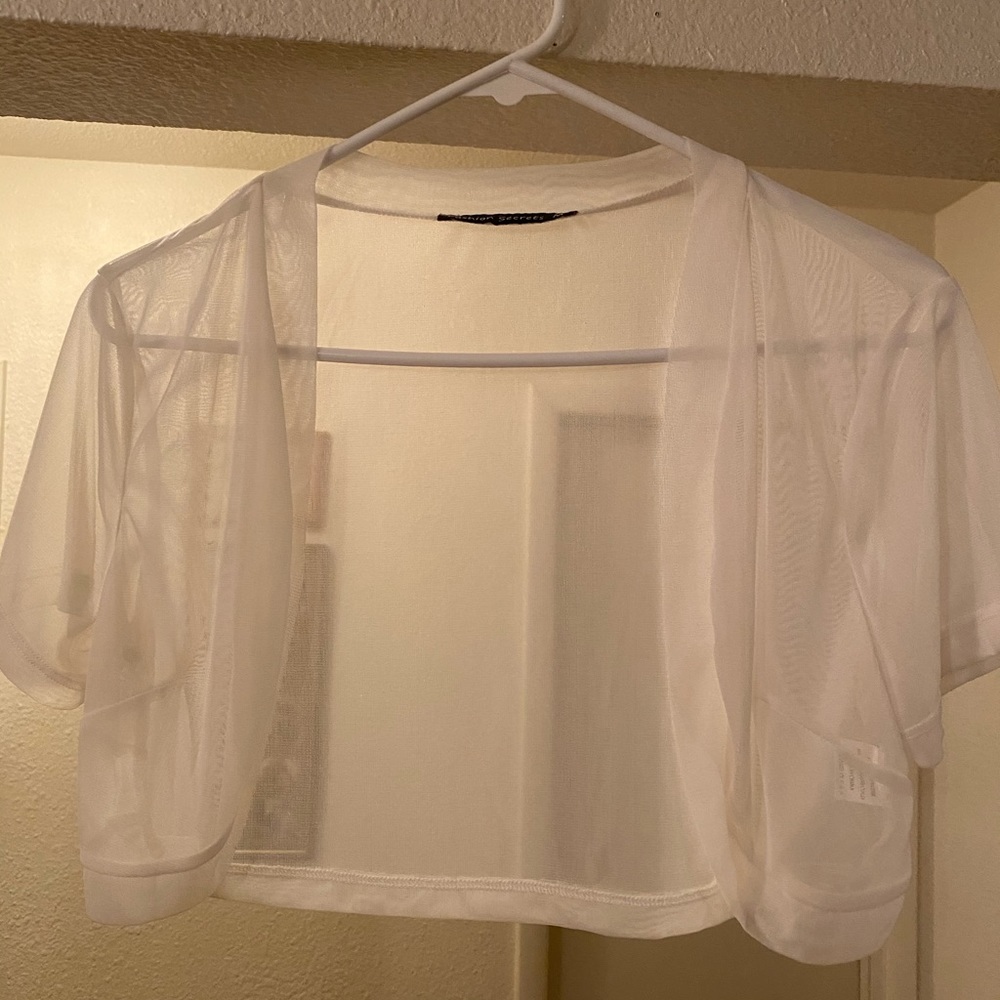 Sheer white Shawl